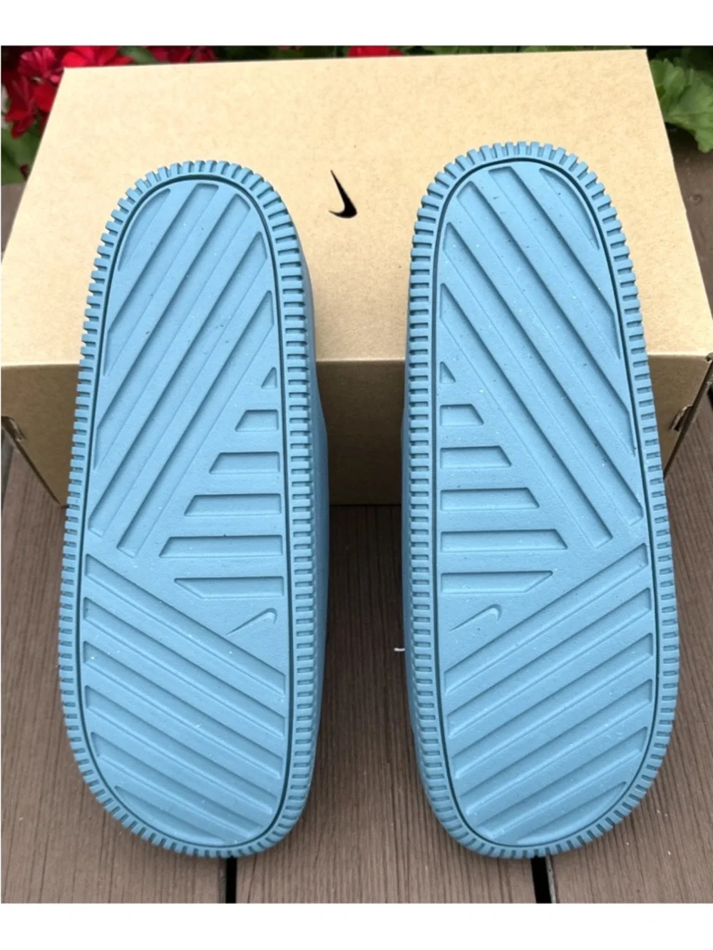 MENS NIKE CALM SLIDES SMOKEY BLUE FD4116-005-SIZE 11 New With Box